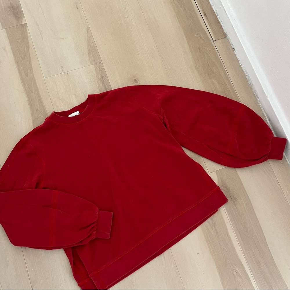 GANNI Red Sweater sz small